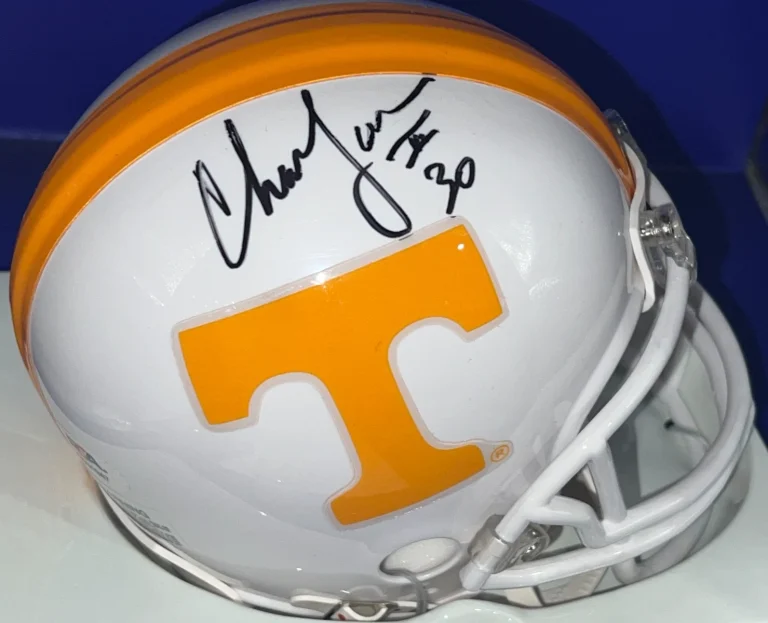 CHARLIE GARNER TENNESSEE VOLUNTEERS PSA AUTHENTICATED SIGNED MINI HELMET