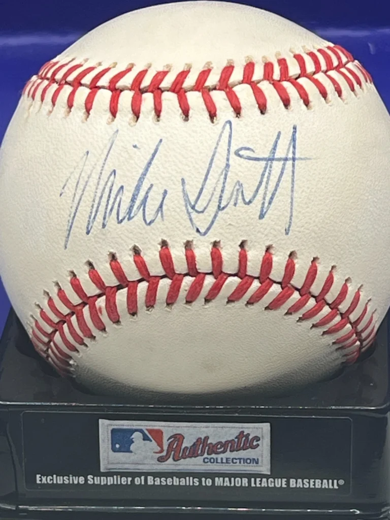 MIKE SCOTT HOUSTON ASTROS JSA AUTHENTICATED SIGNED OML BASEBALL