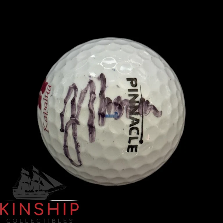 Justin Thomas signed Kapalua Golf Ball JSA COA Masters PGA Auto A4677