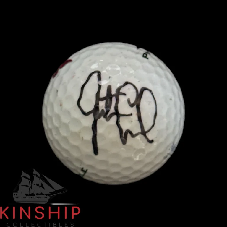 Justin Leonard signed Kapalua Golf Ball JSA COA Masters PGA Auto A4683