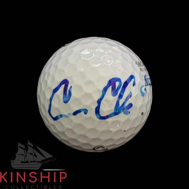 Cameron Champ signed Kapalua Golf Ball JSA COA Masters PGA Auto A4688