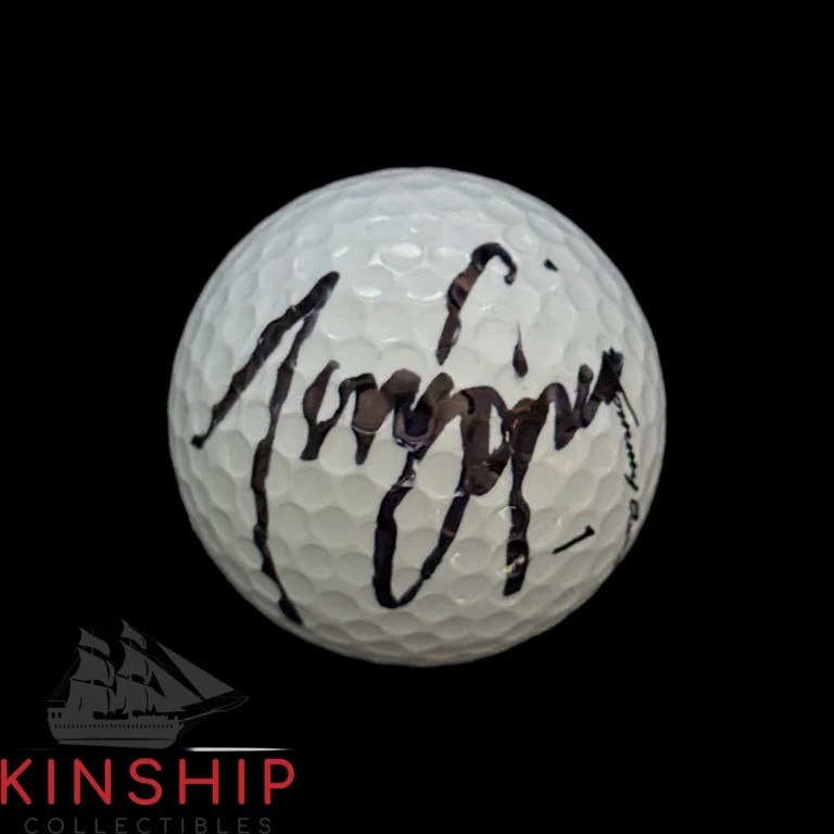 Tony Finau signed Tommy Aaron Golf Ball JSA COA Masters PGA Auto A4682