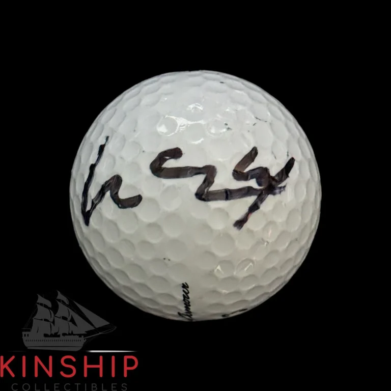 Si Woo Kim signed Tommy Aaron Golf Ball JSA COA Masters PGA Auto A4678