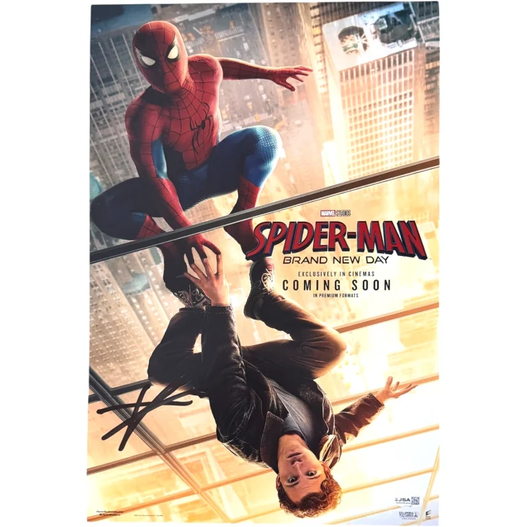 TOM HOLLAND SIGNED SPIDER-MAN BRAND NEW DAY 12X18 MOVIE POSTER PHOTO AUTO 1 JSA