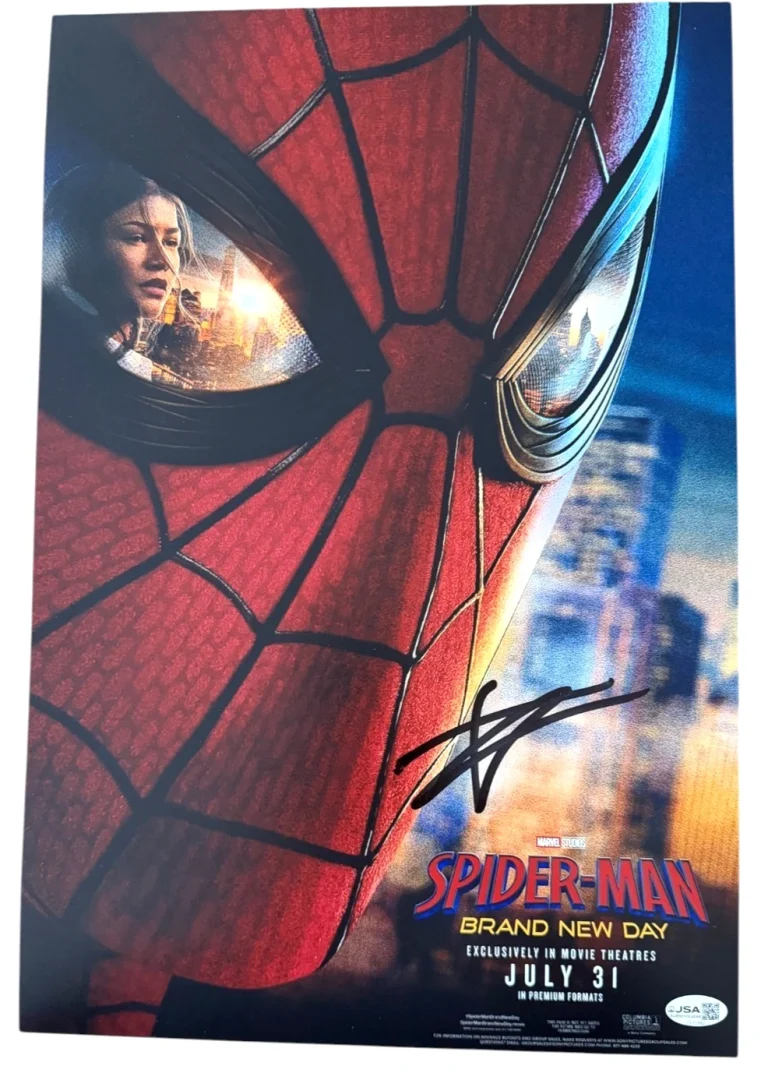 TOM HOLLAND SIGNED SPIDER-MAN BRAND NEW DAY 12X18 MOVIE POSTER PHOTO AUTO 1 JSA