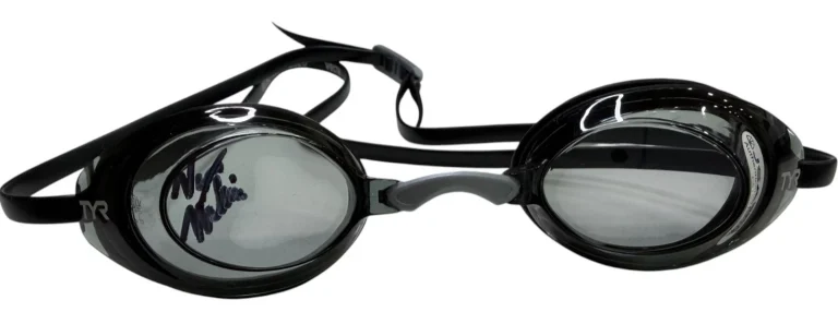 VAN MATHIAS SIGNED AUTOGRAPHED SWIM GOGGLES  TYR OLYMPICS USA SWIMMING JSA COA