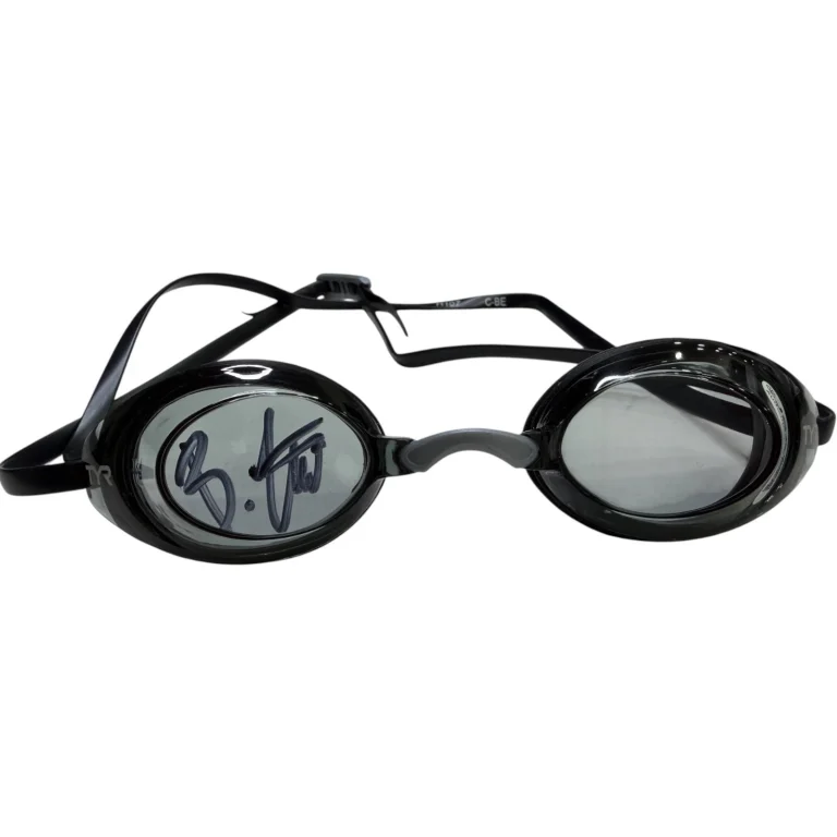 BOBBY FINKE SIGNED AUTOGRAPHED GOGGLES TYR OLYMPICS GOLD USA SWIMMING JSA COA
