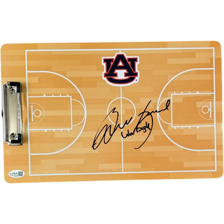 BRUCE PEARL SIGNED AUTOGRAPHED AUBURN TIGERS BASKETBALL CLIPBOARD JSA COA