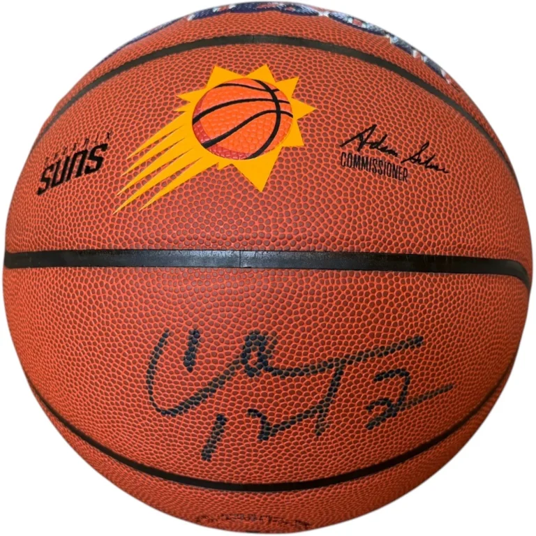 CHARLES BARKLEY SIGNED AUTOGRAPHED PHOENIX SUNS BASKETBALL WILSON LOGO JSA