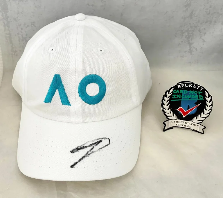Elena Rybakina Signed Hat Australian Open Beckett BAS COA
