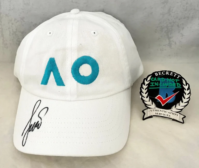 Elena Rybakina Signed Hat Australian Open Beckett BAS 1 COA