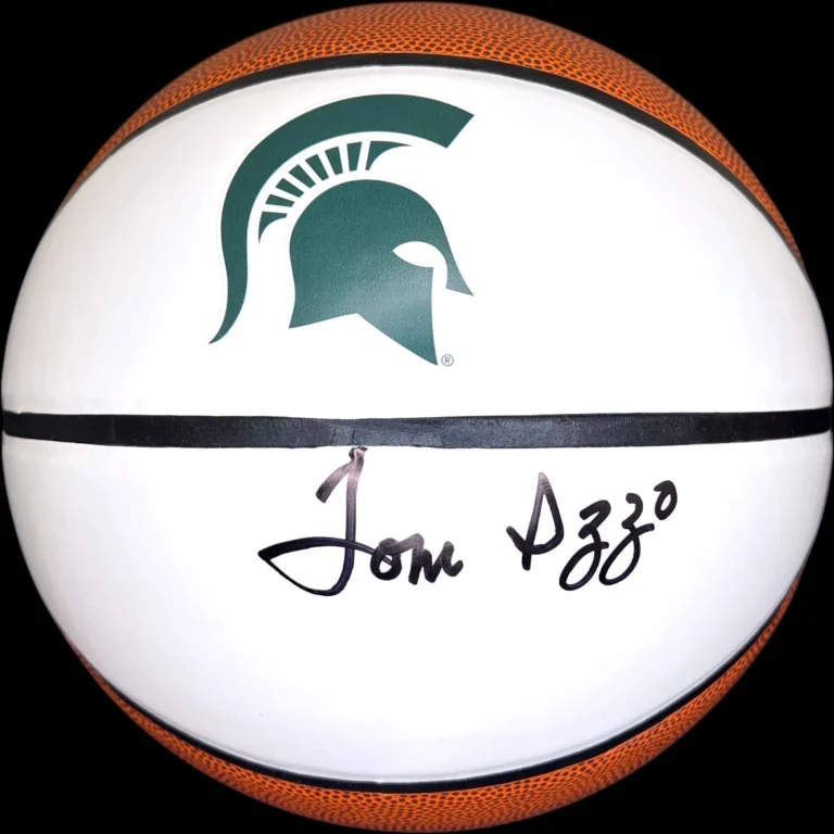 TOM IZZO SIGNED AUTOGRAPHED MICHIGAN STATE SPARTANS BASKETBALL JSA COA