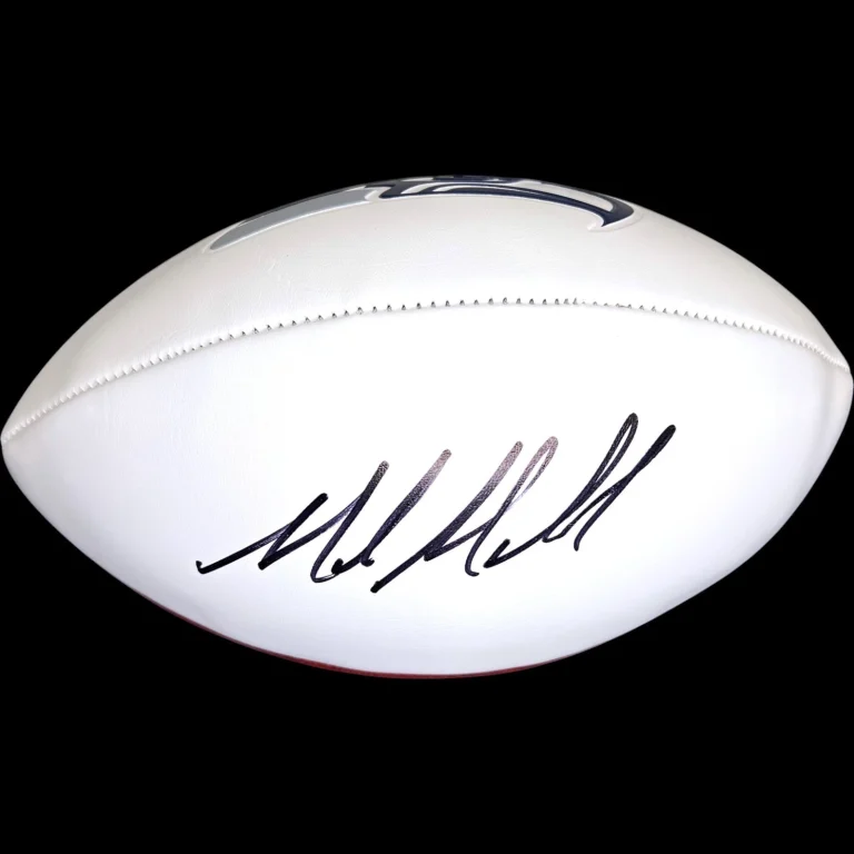 Mike Macdonald New York Giants Autographed Wilson White Panel Football