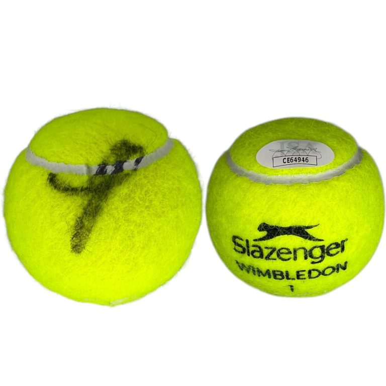 JANNIK SINNER SIGNED AUTOGRAPHED WIMBLEDON TENNIS BALL CHAMPION JSA