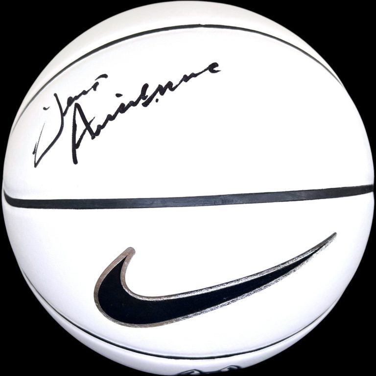 GENO AURIEMMA SIGNED AUTOGRAPHED UCONN HUSKIES NIKE LOGO BASKETBALL USA JSA COA