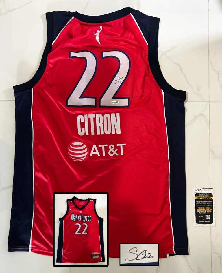 Sonia Citron Signed Jersey Washington Mystics JSA 1 COA