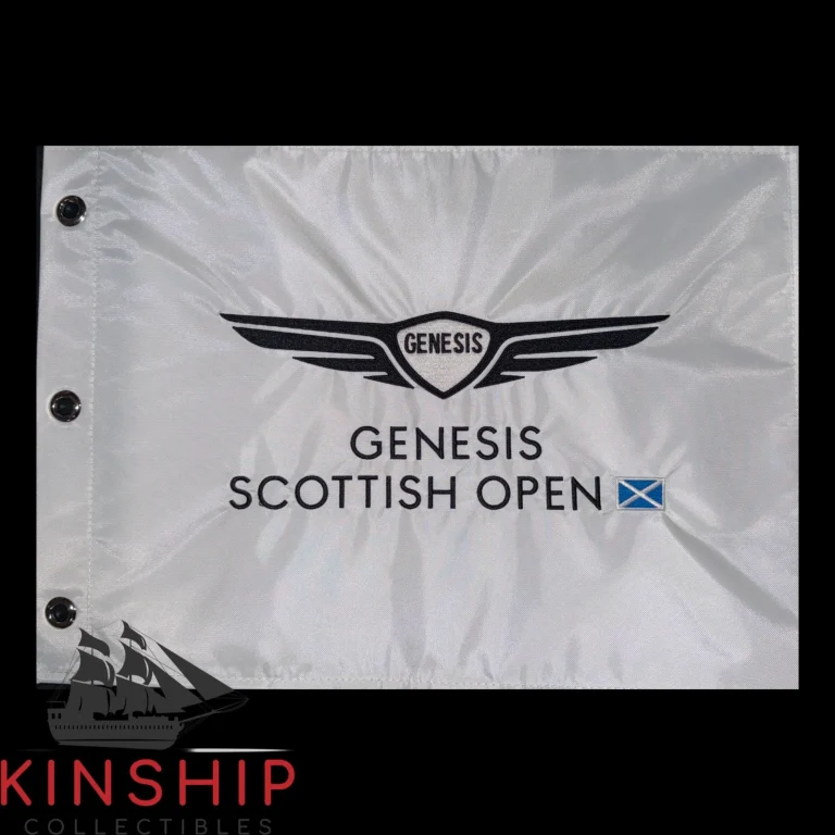 Genesis Scottish Open Golf Flag Unsigned PGA Rare UQTY