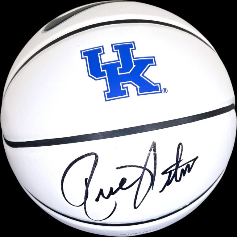 Rick Pitino signed Nike Kentucky Wildcats Logo Basketball Ball autographed JSA