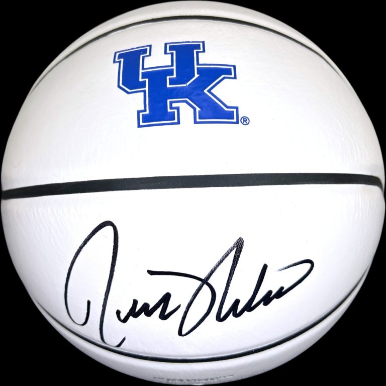 Rick Pitino signed Nike Kentucky Wildcats Logo Basketball Ball autographed JSA !