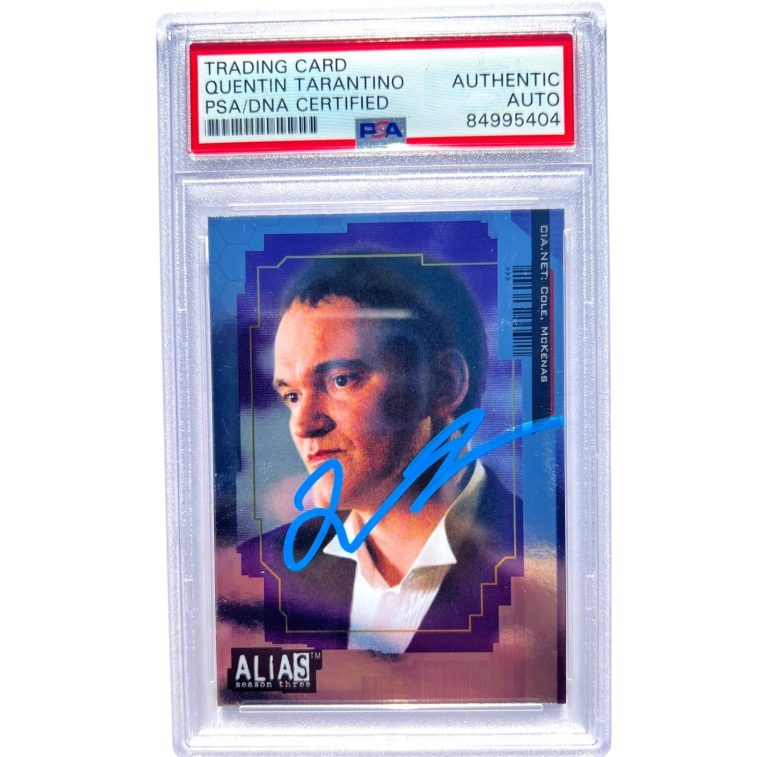 2004 Inkworks Alias Season 3 McKenas Cole Quentin Tarantino Signed #59 PSA Auto