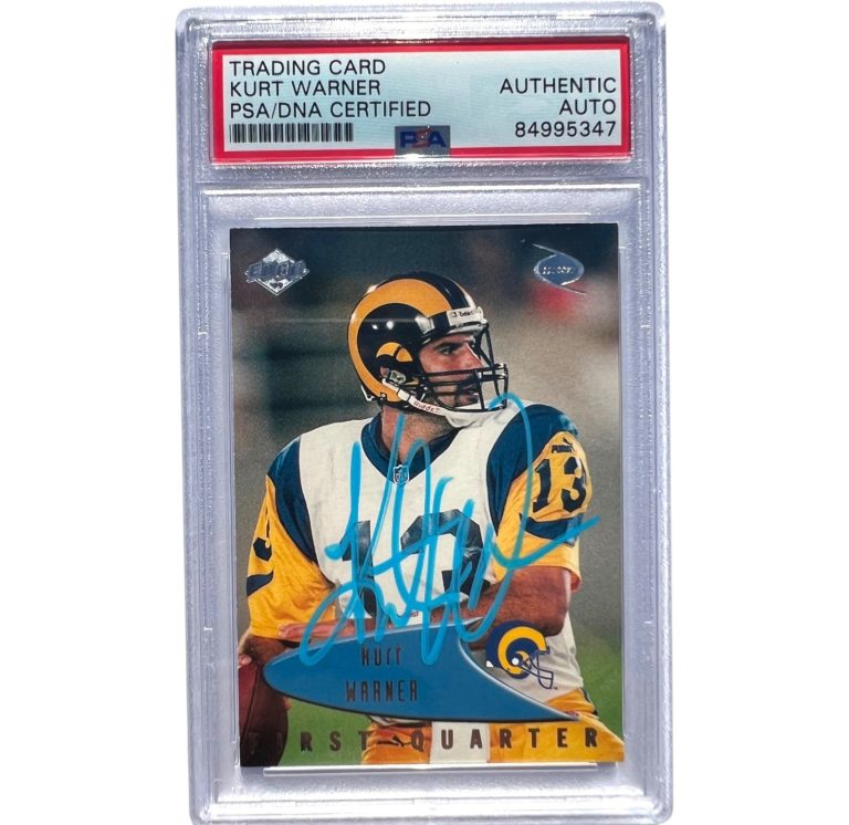 Kurt Warner Signed 1999 Collectors Edge #123 Trading Card PSA Auto