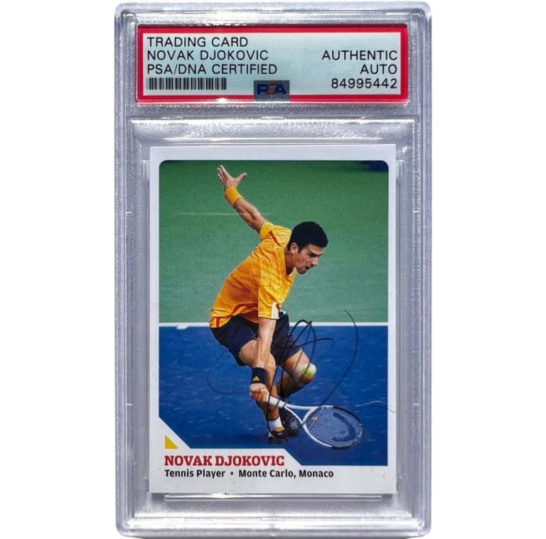 NOVAK DJOKOVIC SIGNED 2010 SI KIDS ROOKIE CARD #461 TENNIS PSA/DNA AUTO RC