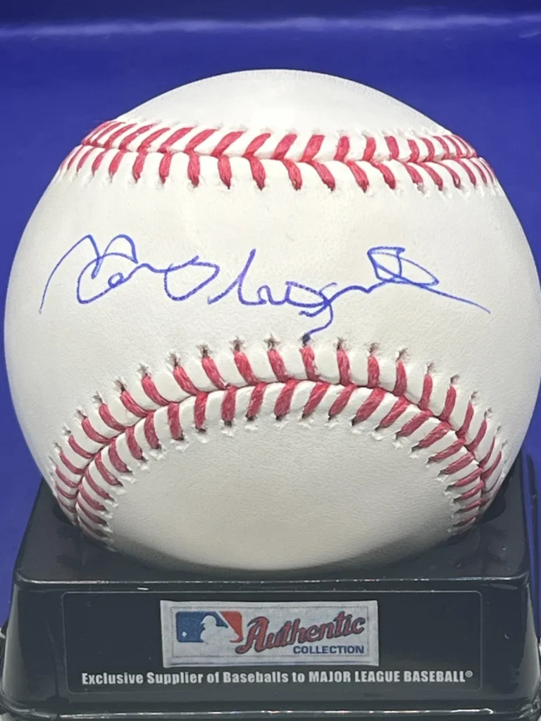 MANNY SANGUILLEN PITTSBURGH PIRATES SIGNED OML BASEBALL