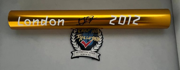 Usain Bolt Signed Baton 2012 London Olympics Beckett BAS 2 COA