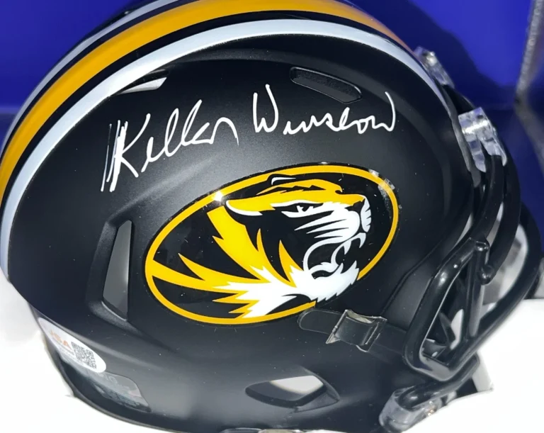 KELLEN WINSLOW MISSOURI TIGERS JSA AUTHENTICATED SIGNED MINI HELMET