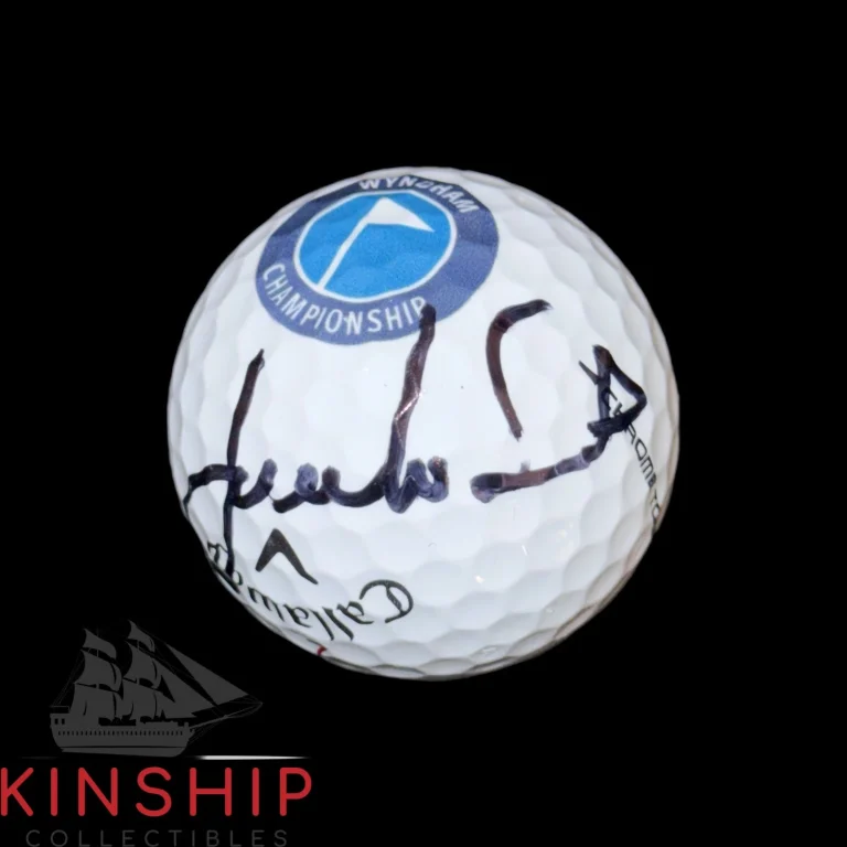 Jordan Spieth signed Wyndham Championship Logo Golf Ball JSA COA Auto A4705