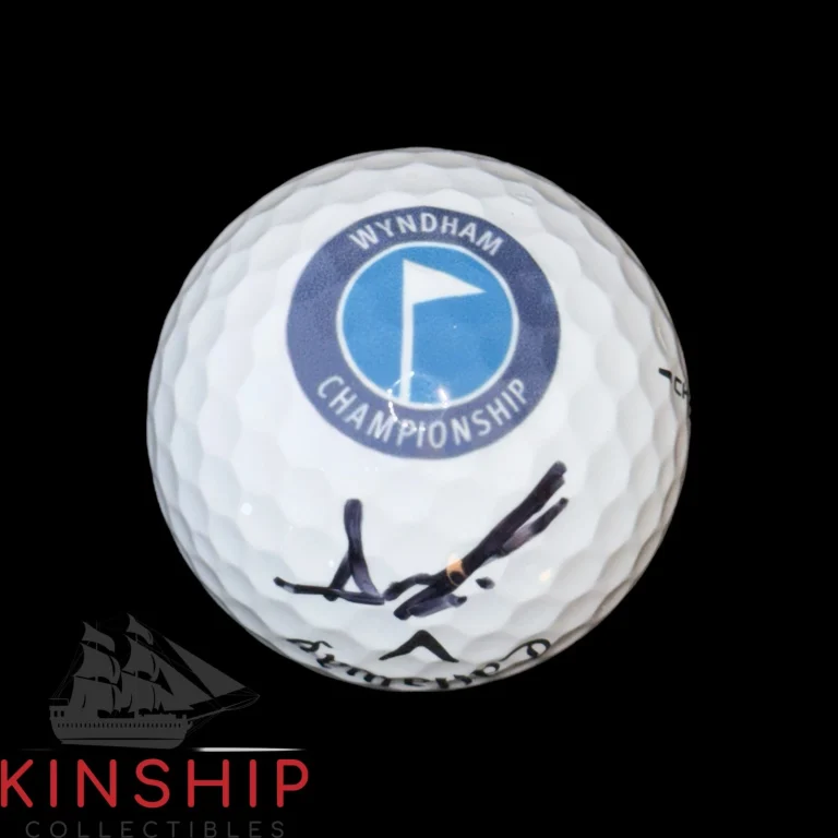 Aaron Rai signed Wyndham Championship Logo Golf Ball JSA COA Auto A4709