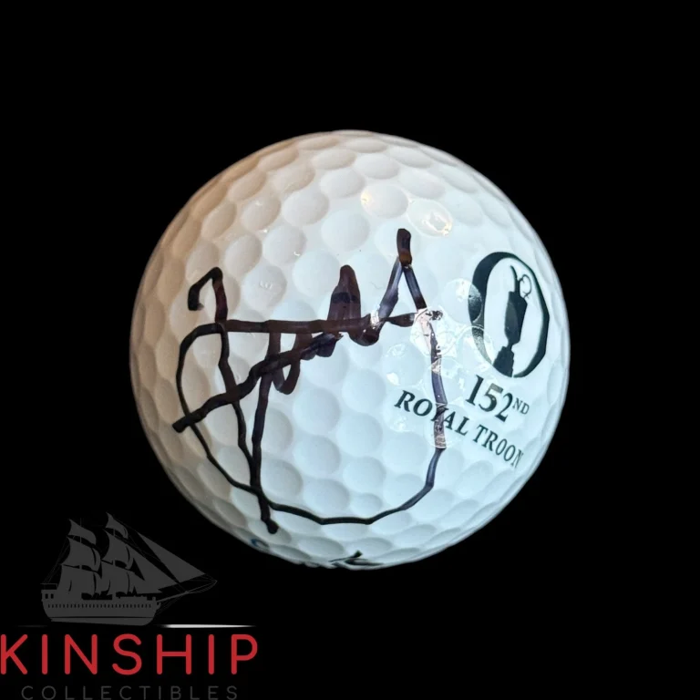 Xander Schauffele signed 152nd British Open Logo Golf Ball JSA COA Auto A4732