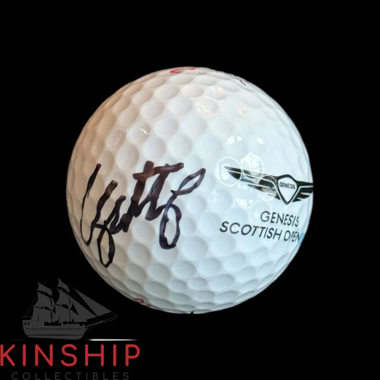 Chris Gotterup signed Genesis Scottish Open Logo Golf Ball JSA COA Auto A4376