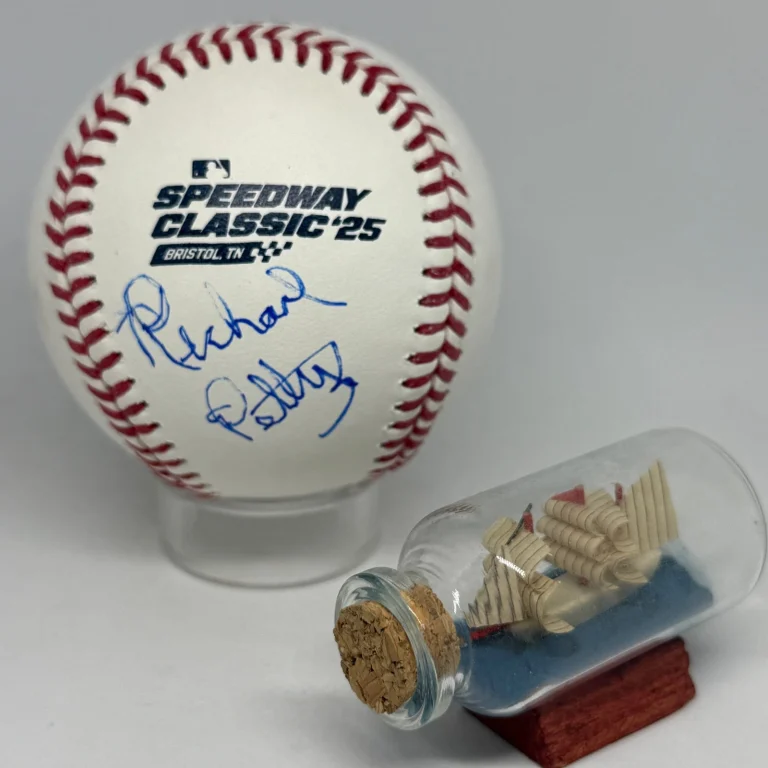 Richard Petty signed 2025 Speedway Classic Logo Baseball JSA COA NASCAR A4722