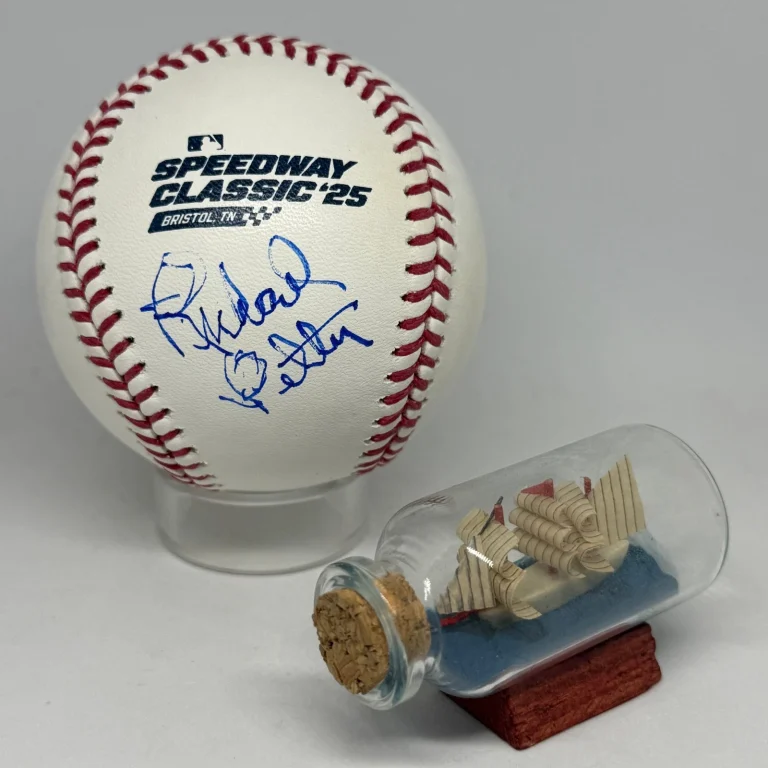 Richard Petty signed 2025 Speedway Classic Logo Baseball JSA COA NASCAR A4723