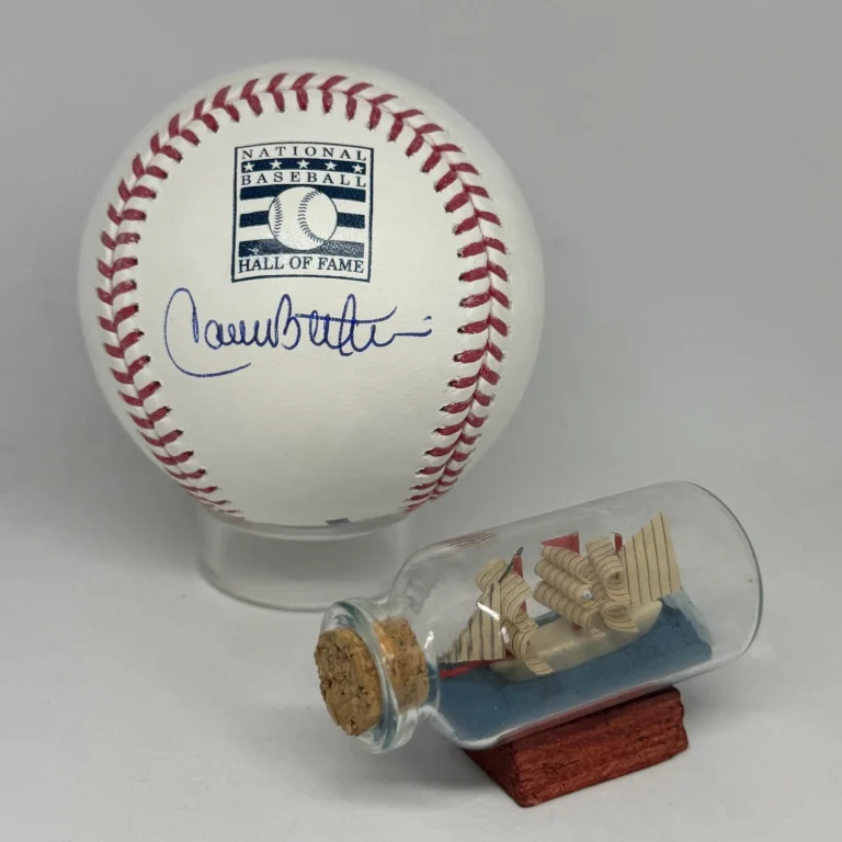 Carlos Beltran signed Rawlings HOF Logo Baseball JSA COA Mets Auto A4756