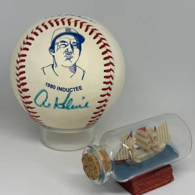 Al Kaline signed Rawlings Commemorative HOF Logo Baseball JSA COA Tigers A4742