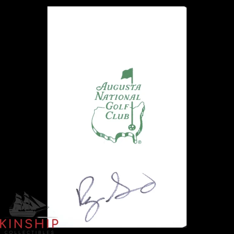 Ryan Gerard signed Masters Scorecard JSA COA Augusta PGA Golf Auto Z2651