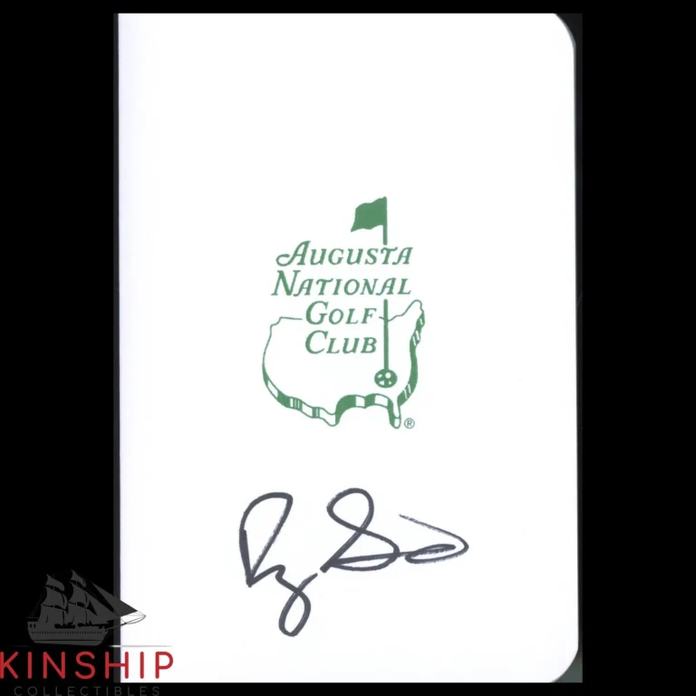 Ryan Gerard signed Masters Scorecard JSA COA Augusta PGA Golf Auto Z2662