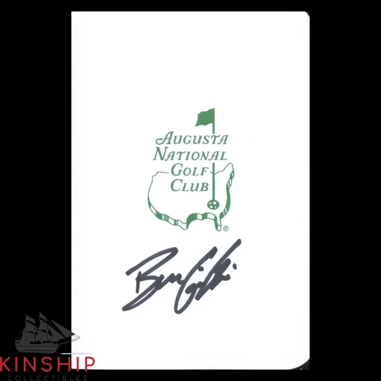 Ben Griffin signed Masters Scorecard JSA COA Augusta PGA Golf Auto Z2663