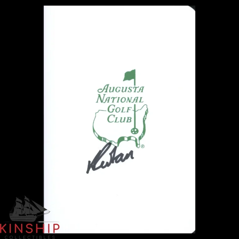 Kristoffer Reitan signed Masters Scorecard JSA COA Augusta PGA Golf Auto Z2660