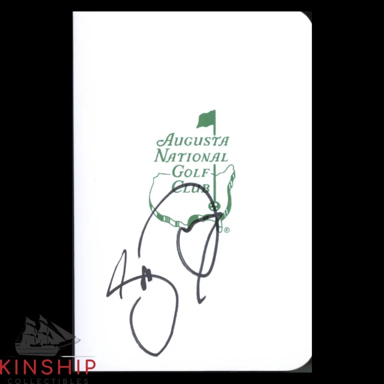 Jason Day signed Masters Scorecard JSA COA Augusta PGA Golf Auto Z2648