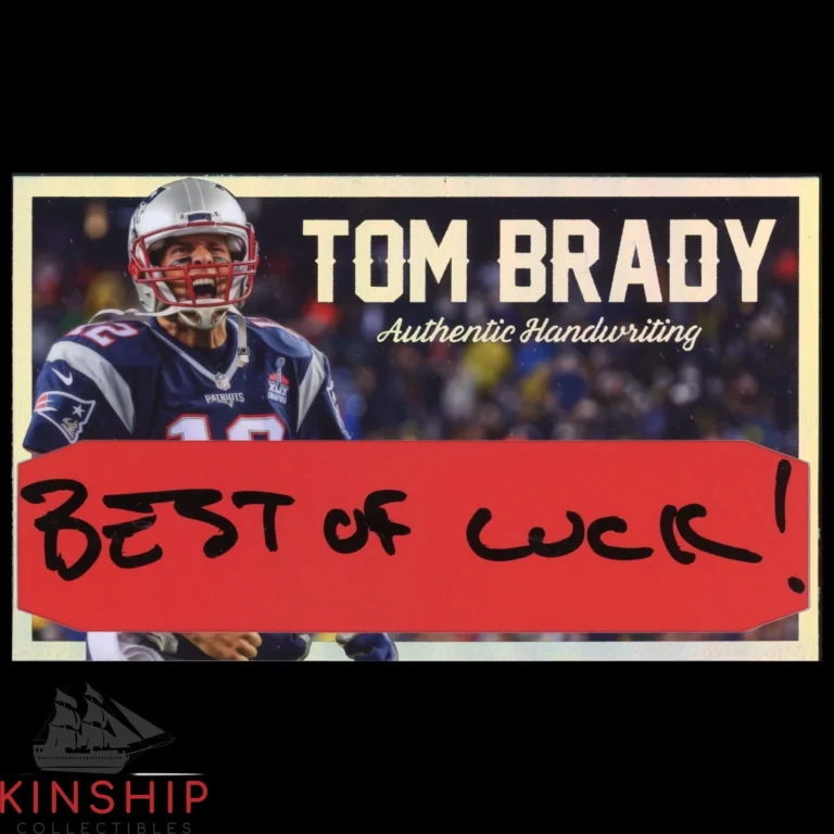 Tom Brady Authentic Handwriting 