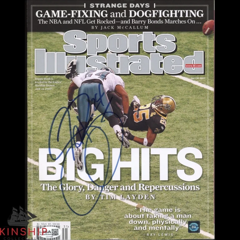 Sheldon Brown signed Sports Illustrated Magazine JSA COA Eagles Auto E430