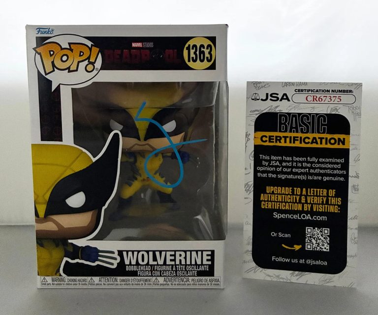 Hugh Jackman Signed Funko Pop Wolverine X-Men JSA COA