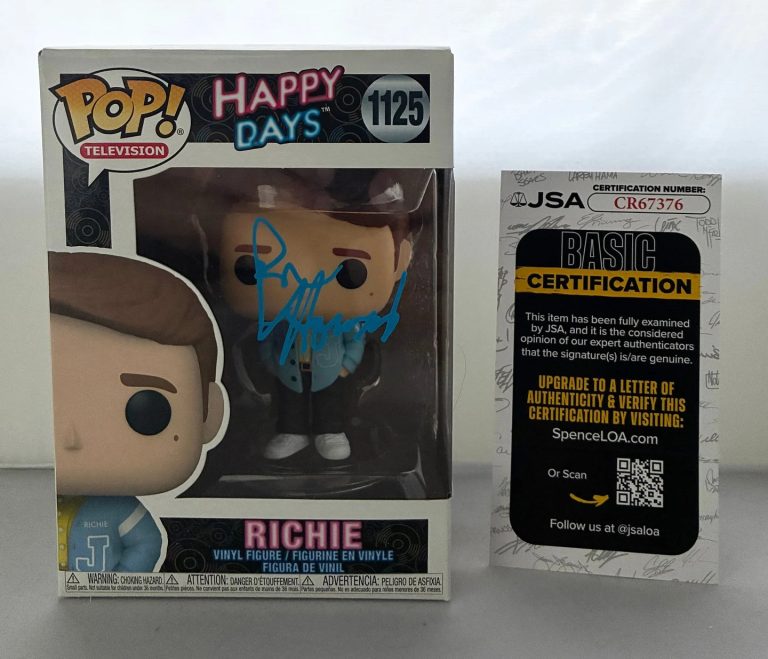 Ron Howard Signed Funko Pop Richie Happy Days JSA 1 COA