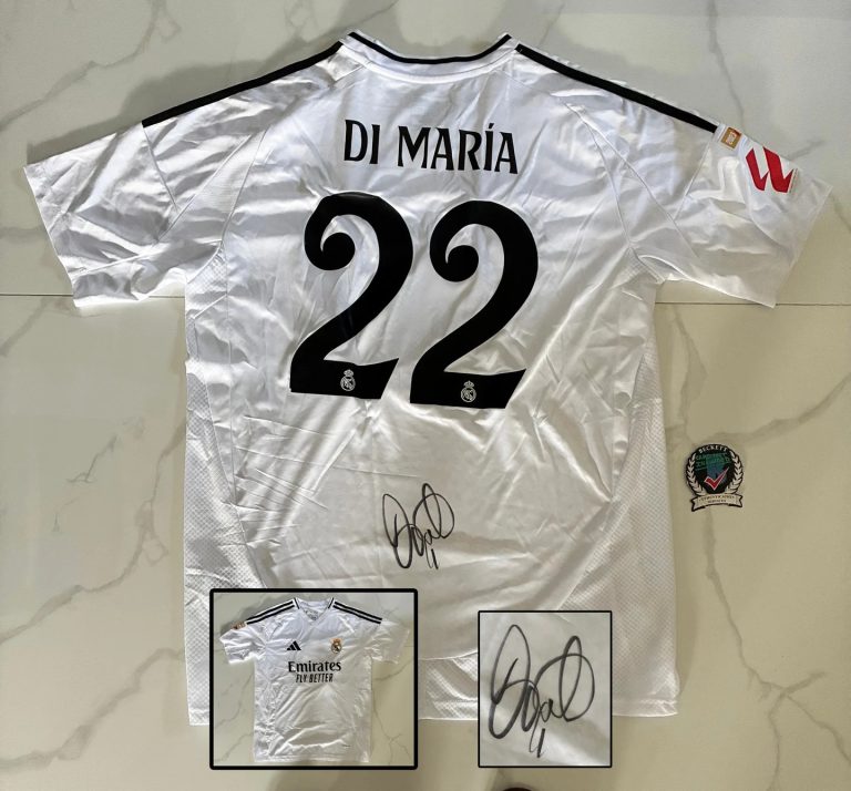 Angel Di Maria Signed Jersey Real Madrid Beckett BAS COA