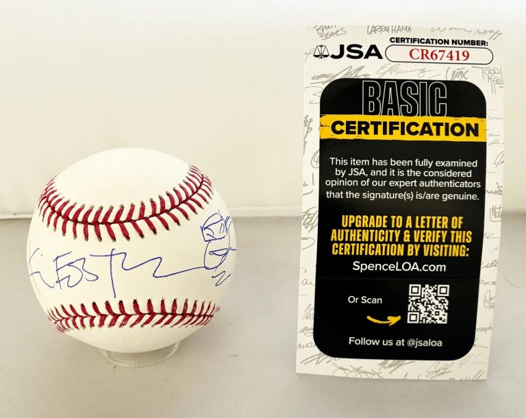 Kevin Eastman Signed Baseball TMNT Sketch JSA COA