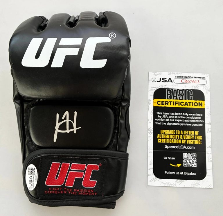 Josh Hokit Signed UFC Glove JSA COA