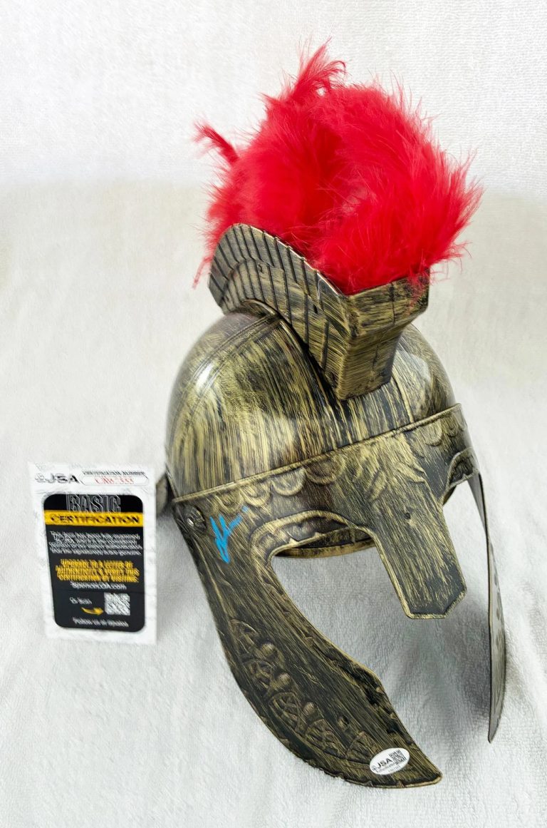 Matt Damon Signed Odysseus Helmet The Odyssey JSA COA